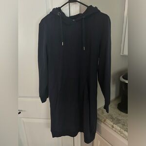 Serra Hoodie sweatshirt dress Large Blue